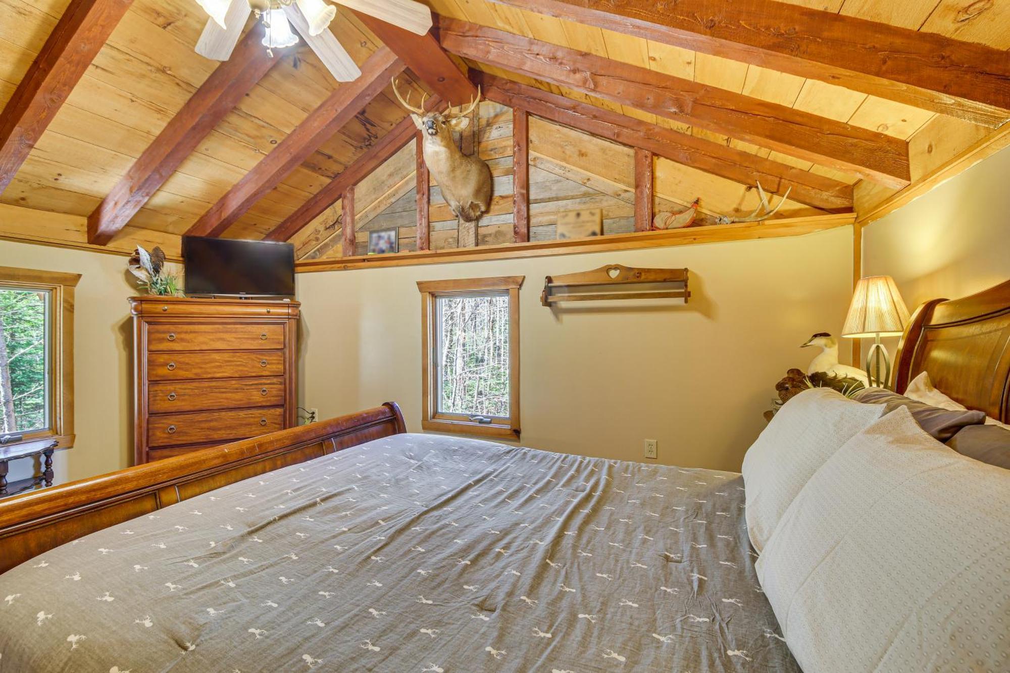 Rustic Searsport Cabin Loft And Sunroom On 10 Acres Exterior foto